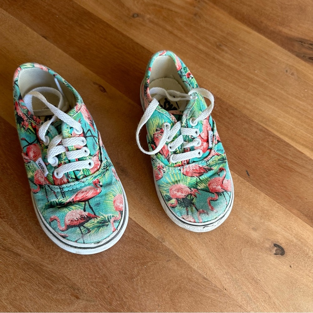 Vans Flamingo Print Sneakers